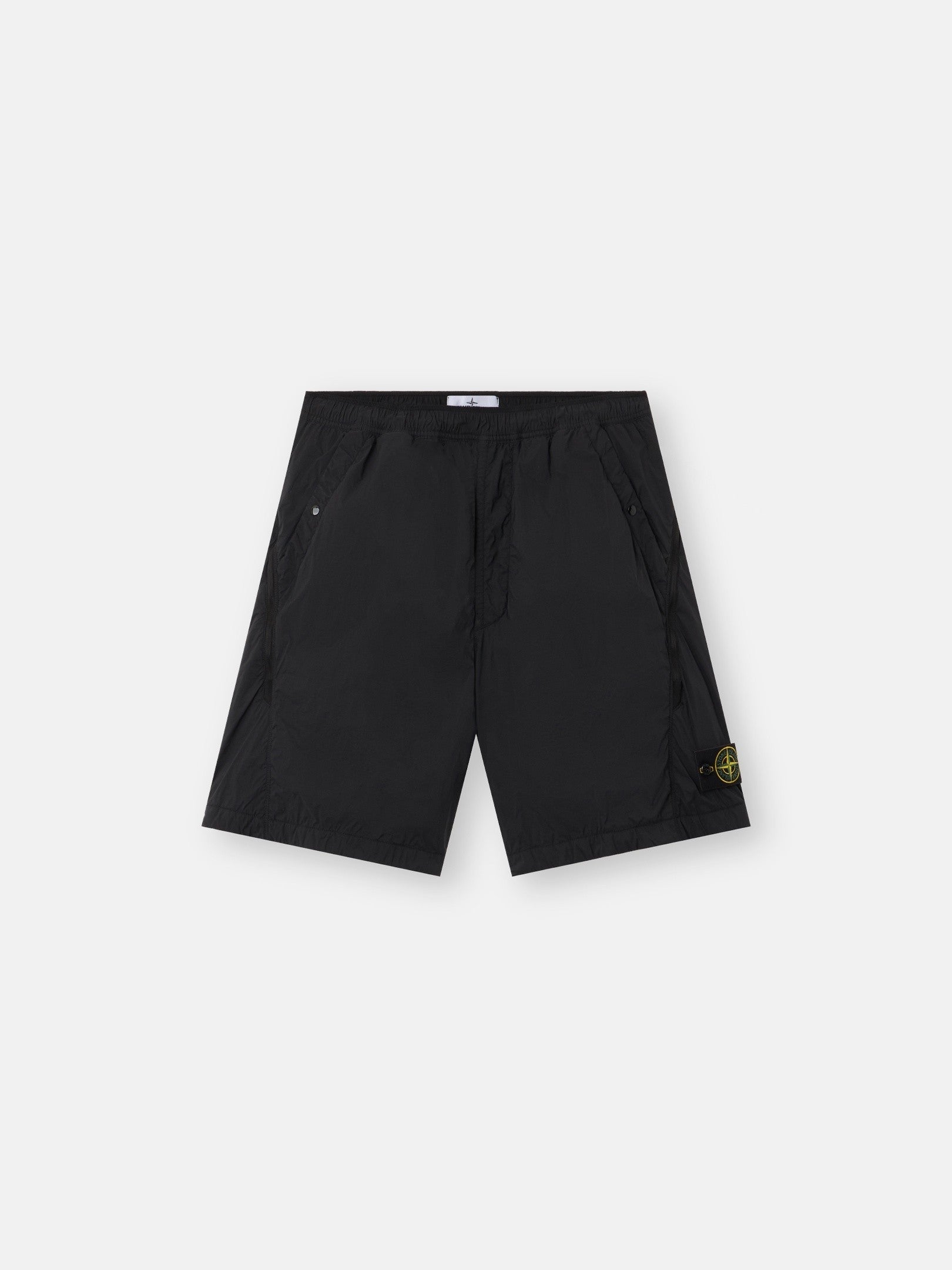 Stone Island Loose-Wide-Leg-Fit Jogger Shorts with Zip Pockets L100004