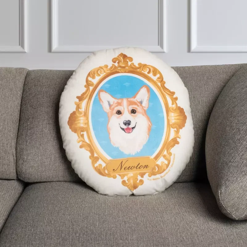 Bridgerton Newton the Corgi Pillow