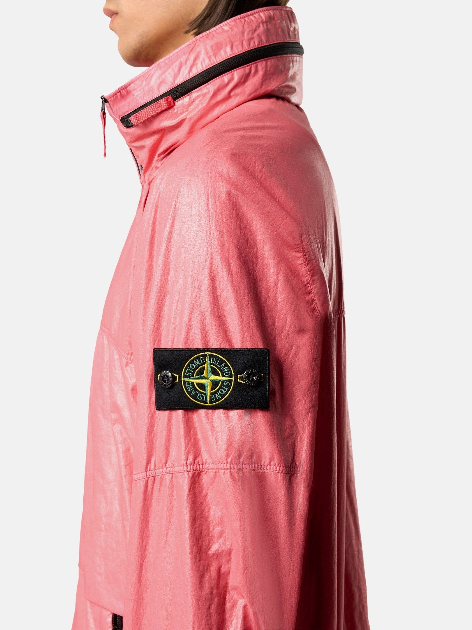 Stone Island Hooded Jacket with Water-Resistant Membrane Q100019