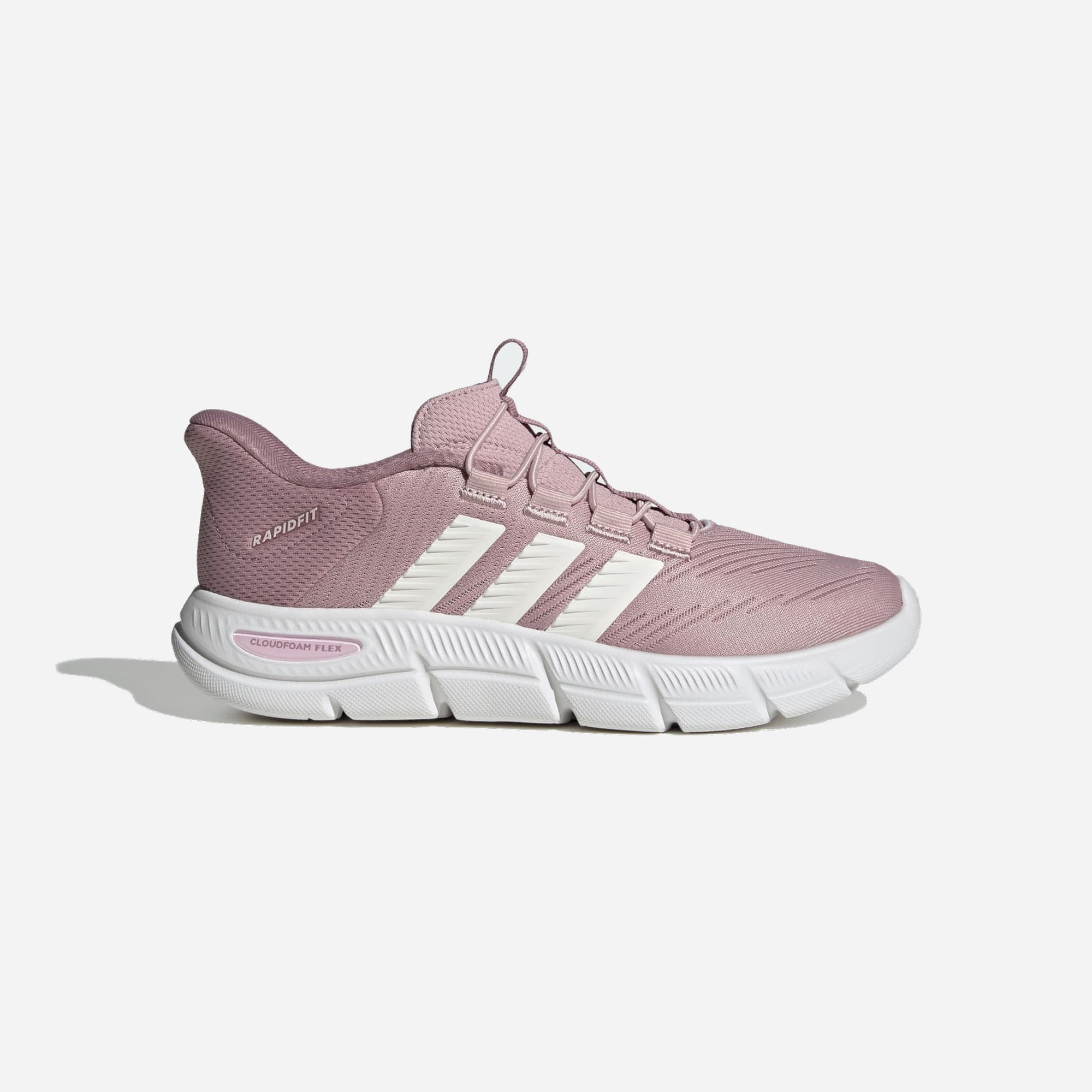 Adidas Cloudfoam Flex Rapidfit Dual Lilac Chalk White Distilled Pink WMNS