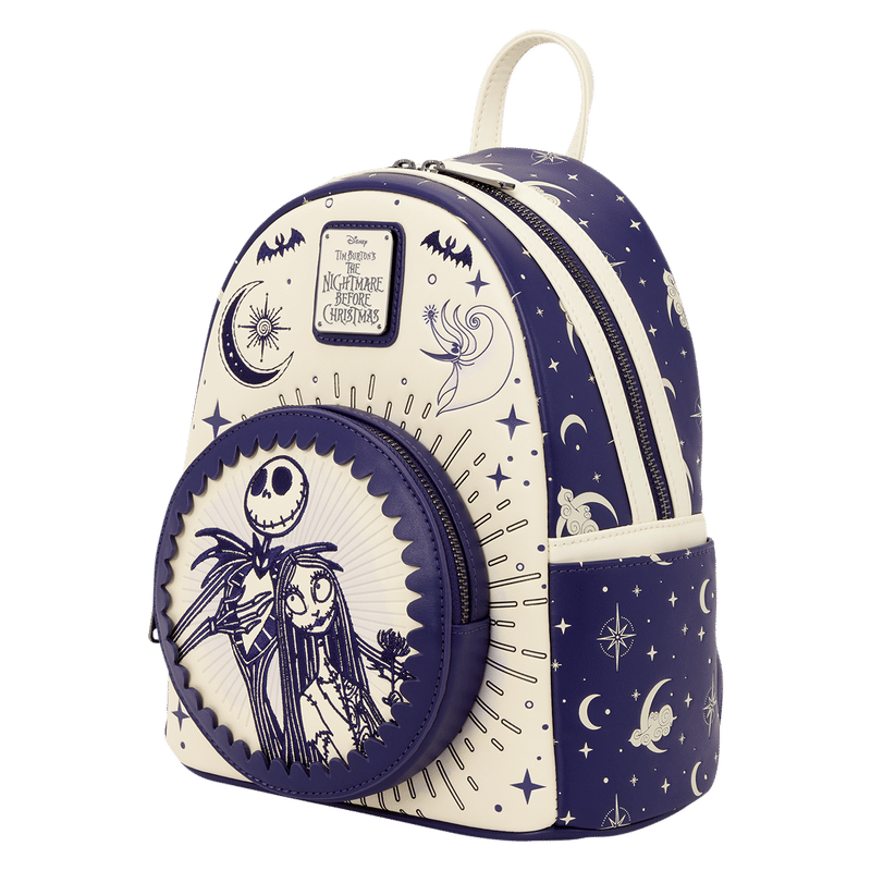 The Nightmare Before Christmas Jack Skellington & Sally Night Sky Mini Backpack