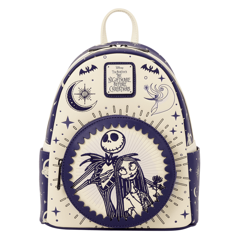The Nightmare Before Christmas Jack Skellington & Sally Night Sky Mini Backpack