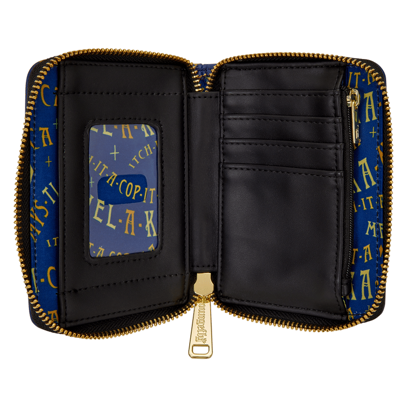 Hocus Pocus Sanderson Sisters Night Sky Zip Around Wallet