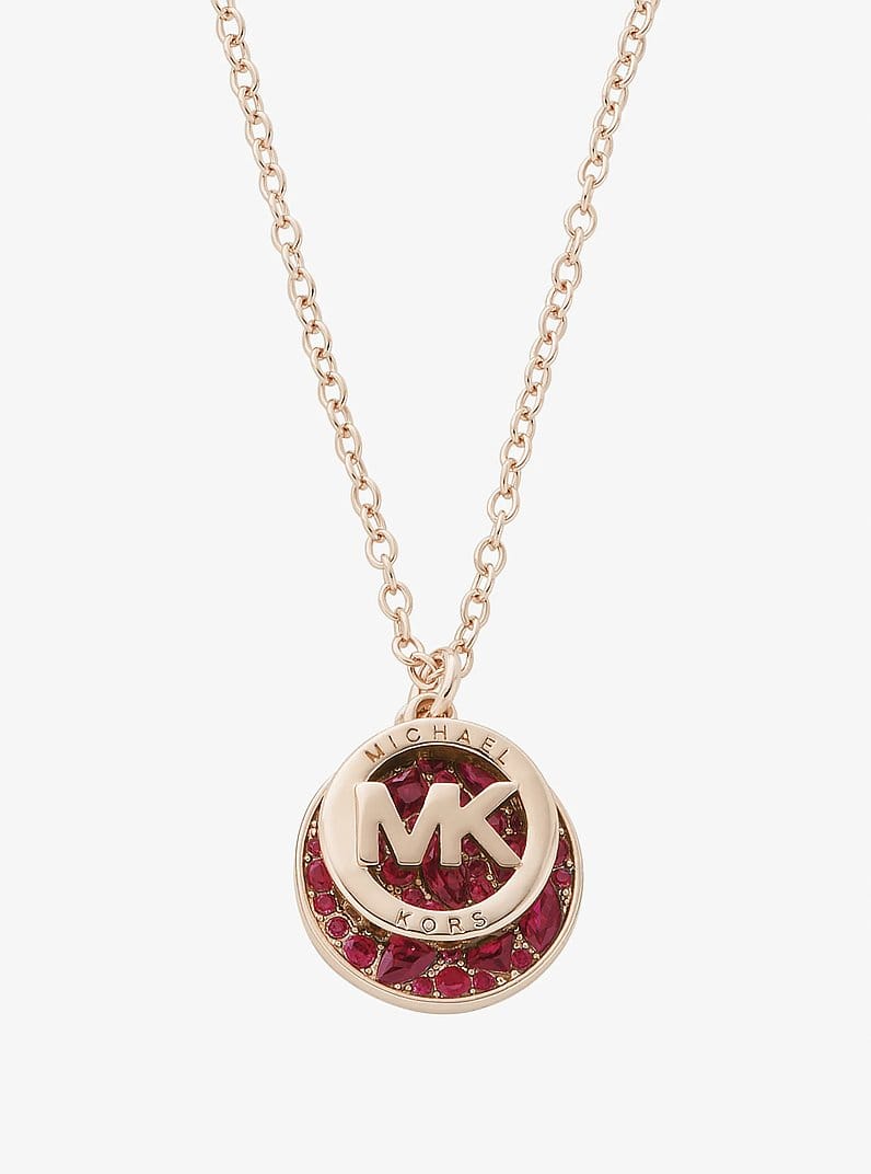 Pavé Logo Necklace