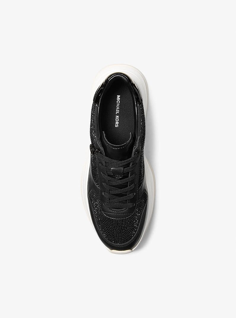 Arla Embellished Leather Trainer