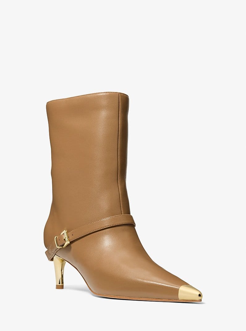 Kasia Leather Buckle Boot