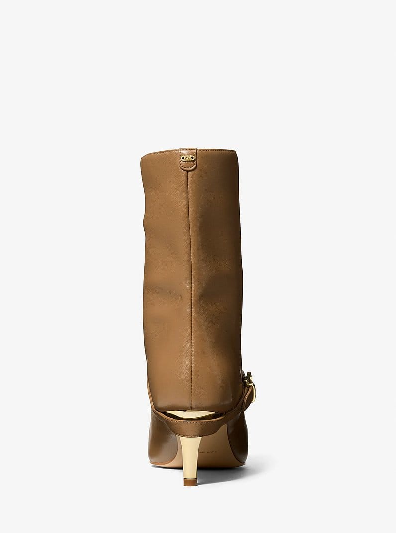 Kasia Leather Buckle Boot