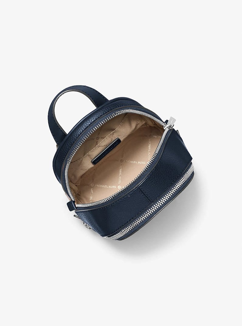 Rhea Extra-Small Pebbled Leather Backpack