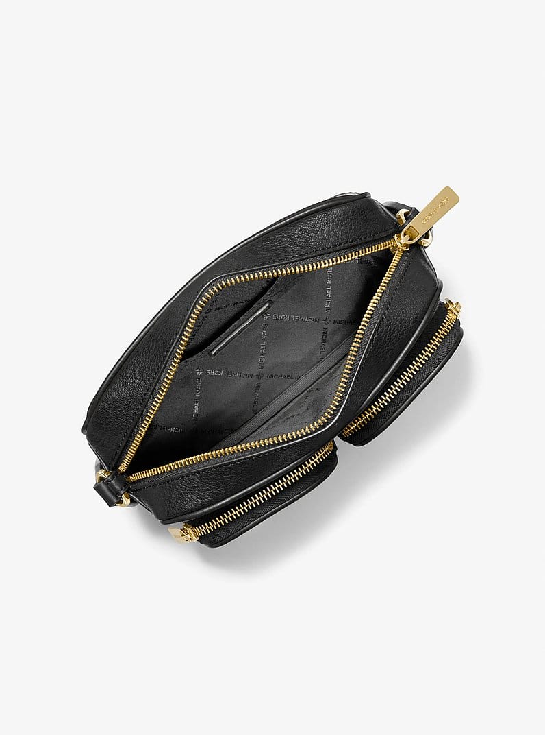 Jet Set Medium Leather Crossbody Bag with Case for Apple Airpods Pro®