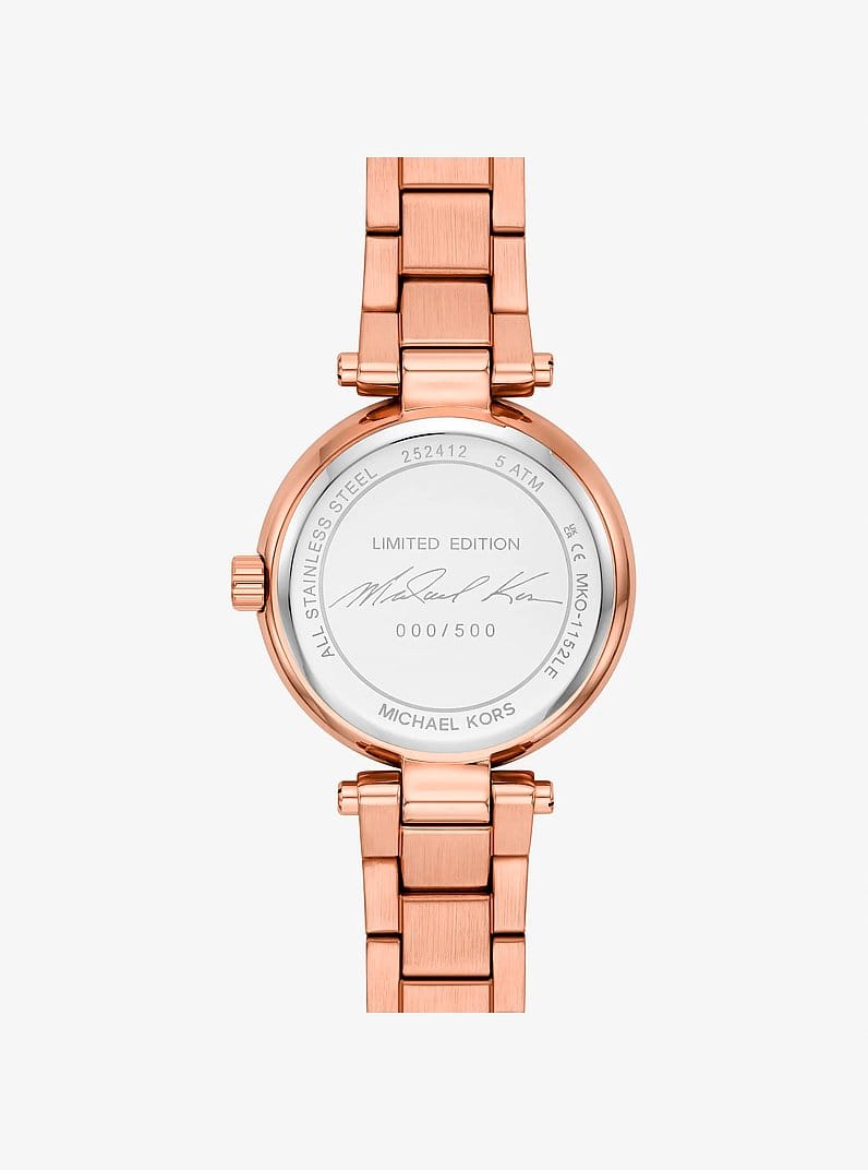 Limited-Edition Laney Pavé Rose Gold-Tone Watch