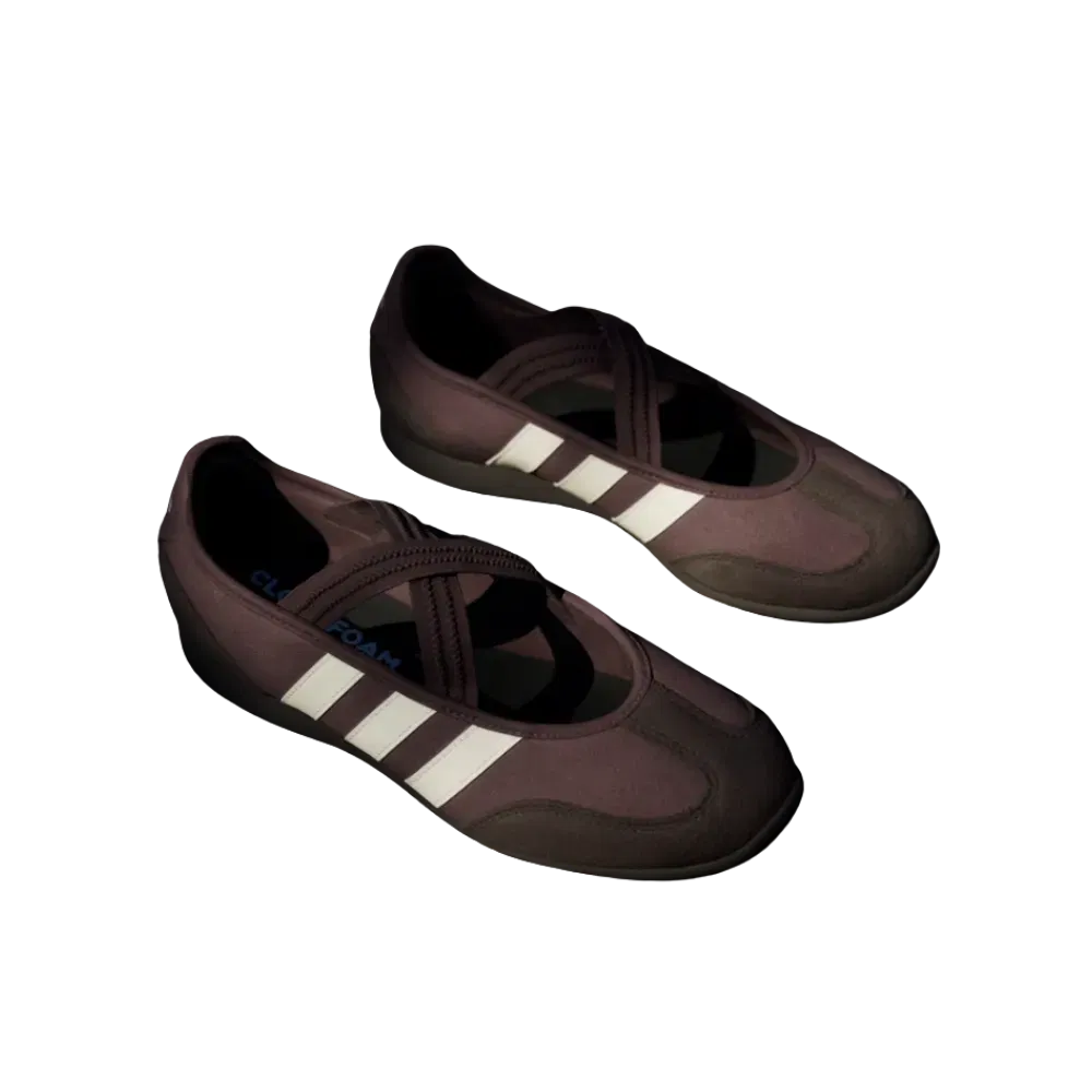 Adidas Barreda Mary Jane 'Shadow Brown / Cream White'
