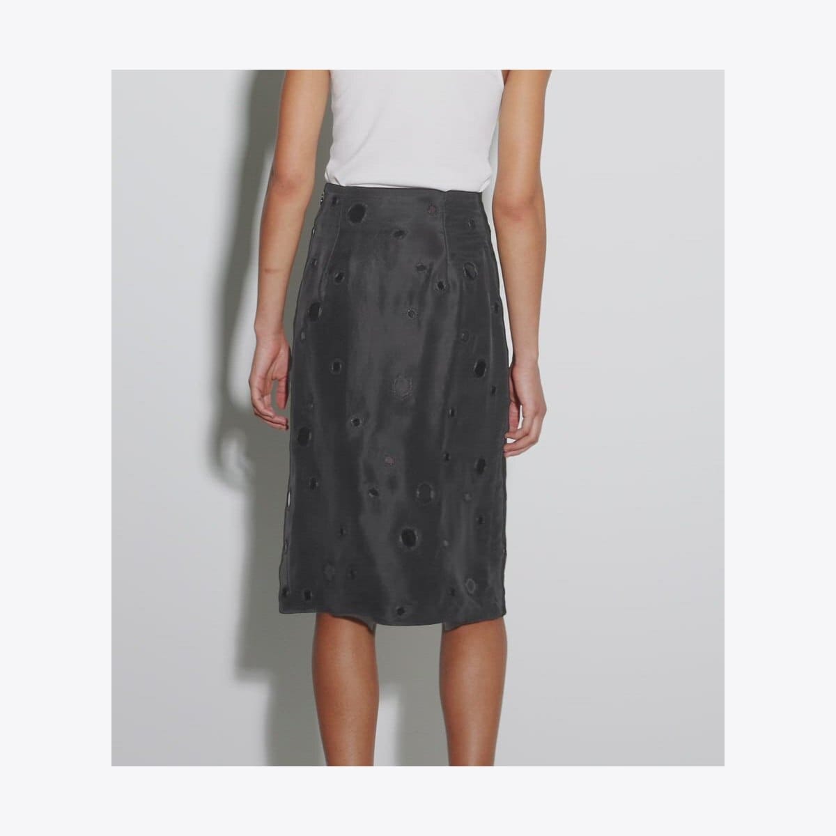 Embellished Mirror Skirt