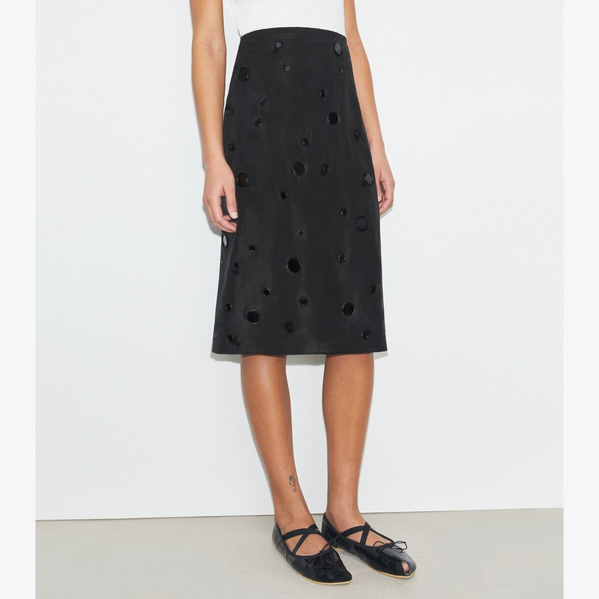Embellished Mirror Skirt