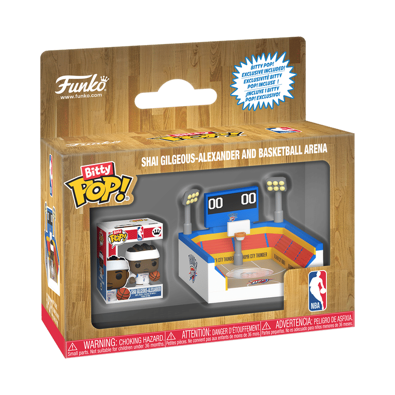 Bitty Pop! Towns Shai Gilgeous-Alexander & Basketball Arena