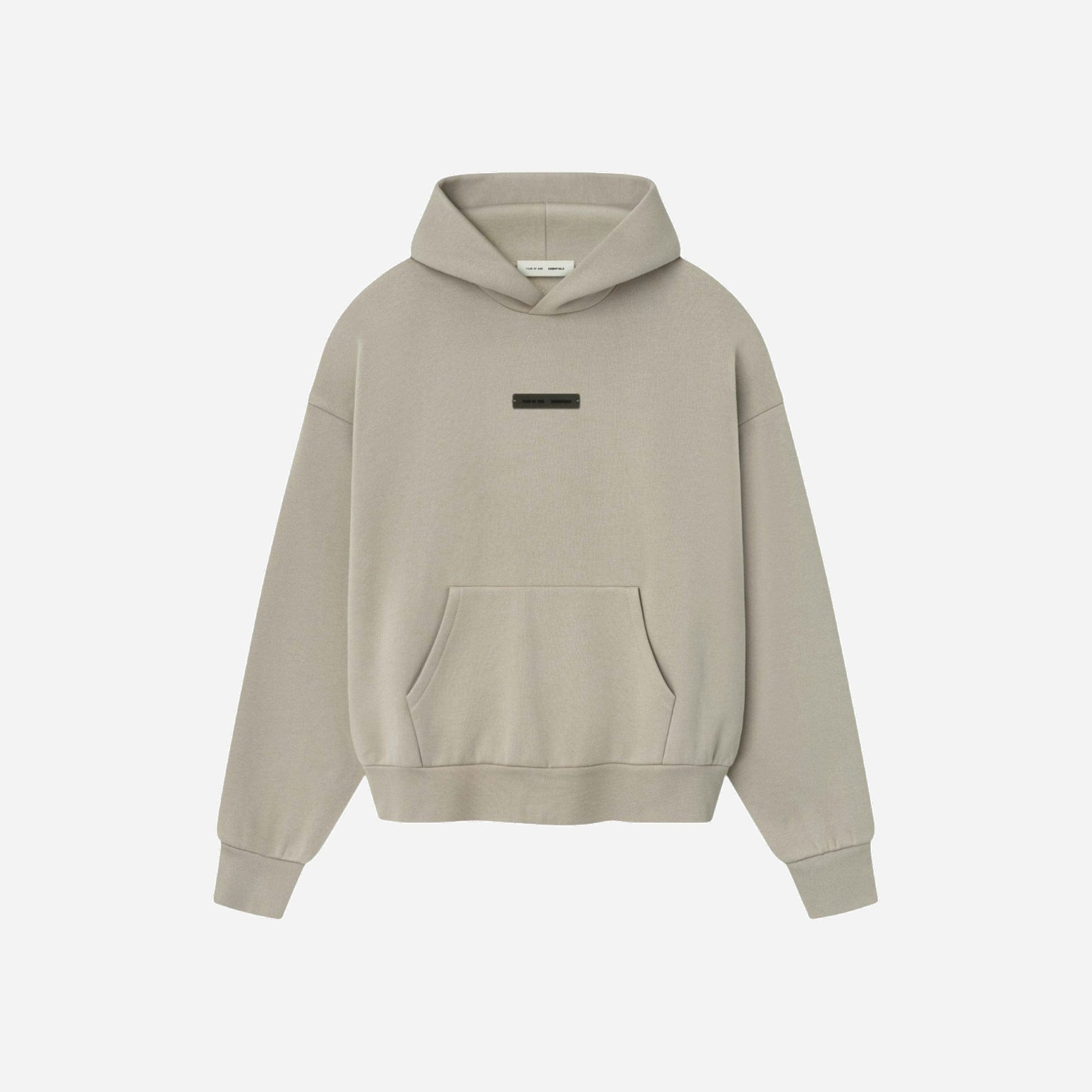 Fear Of God Essentials SS25 Classic Fleece Hoodie- Timber
