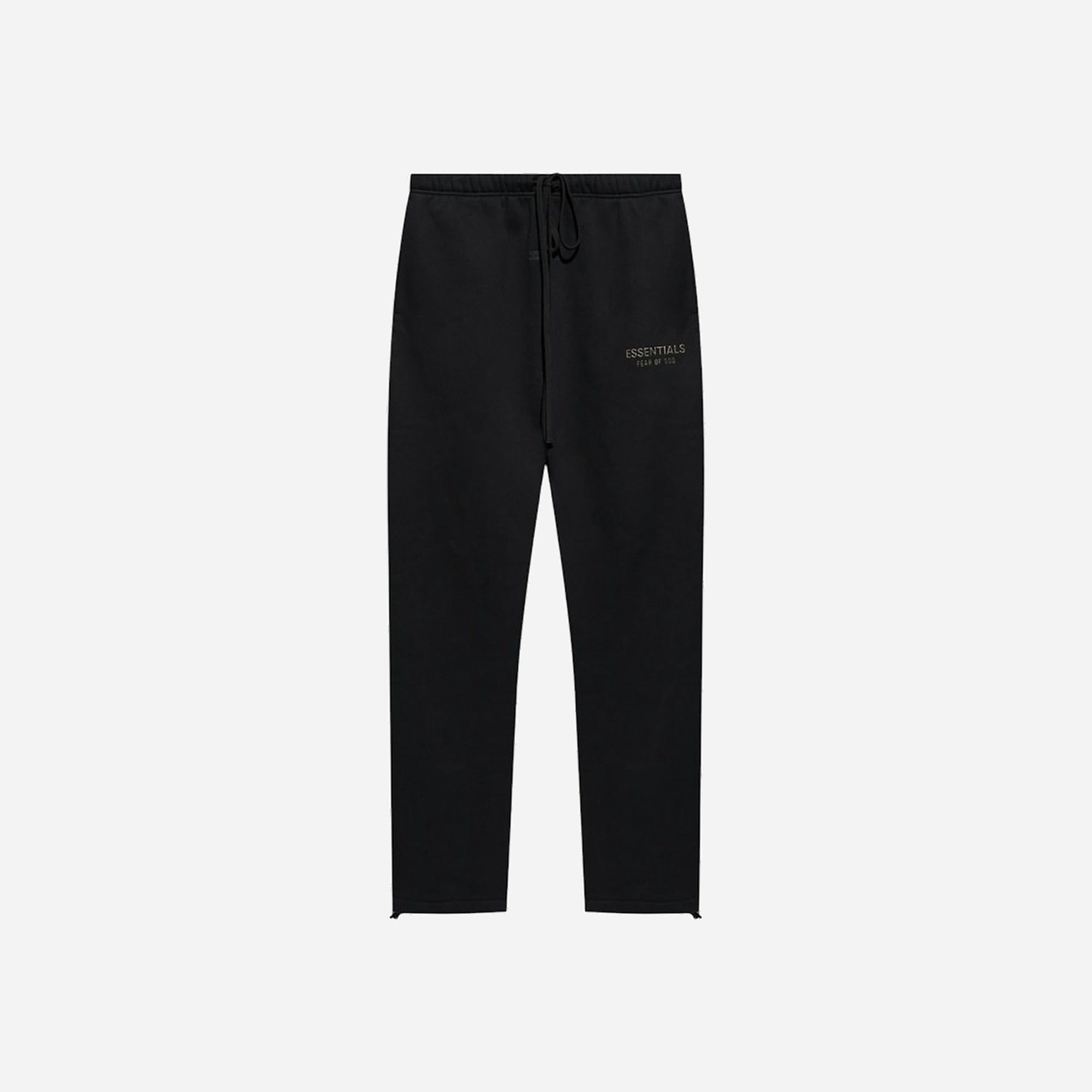 Fear Of God Essentials SS25 Relaxed Fleece Sweatpant- Jet Black