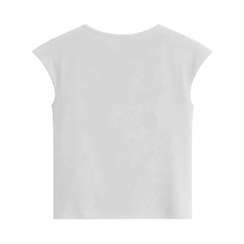 Off Supply Devil Mode White Crop Top