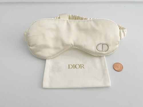 Dior Beauty Silky Sleeping Eye Mask Eye Accessory with Dior drawstring pouch