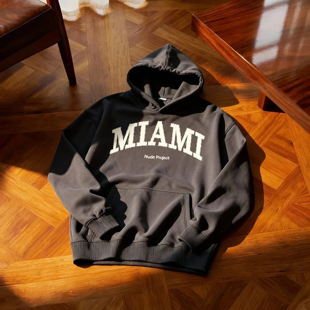 Nude Project Miami Exclusive Hoodie Ash