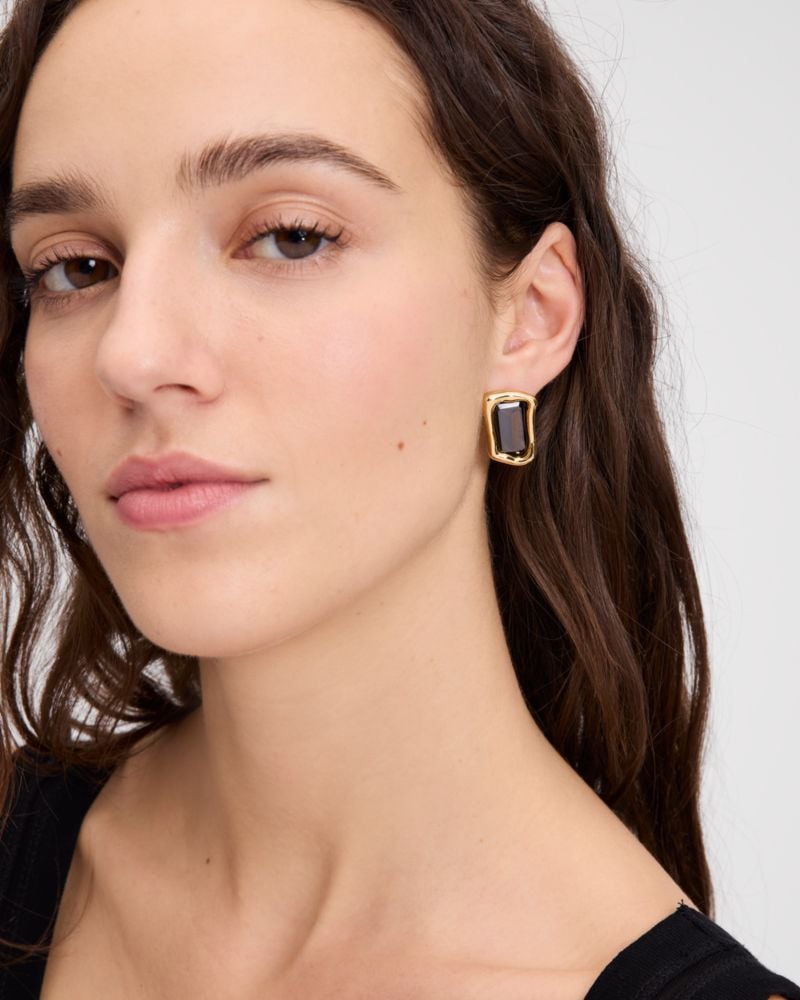 Molten Glass Statement Studs