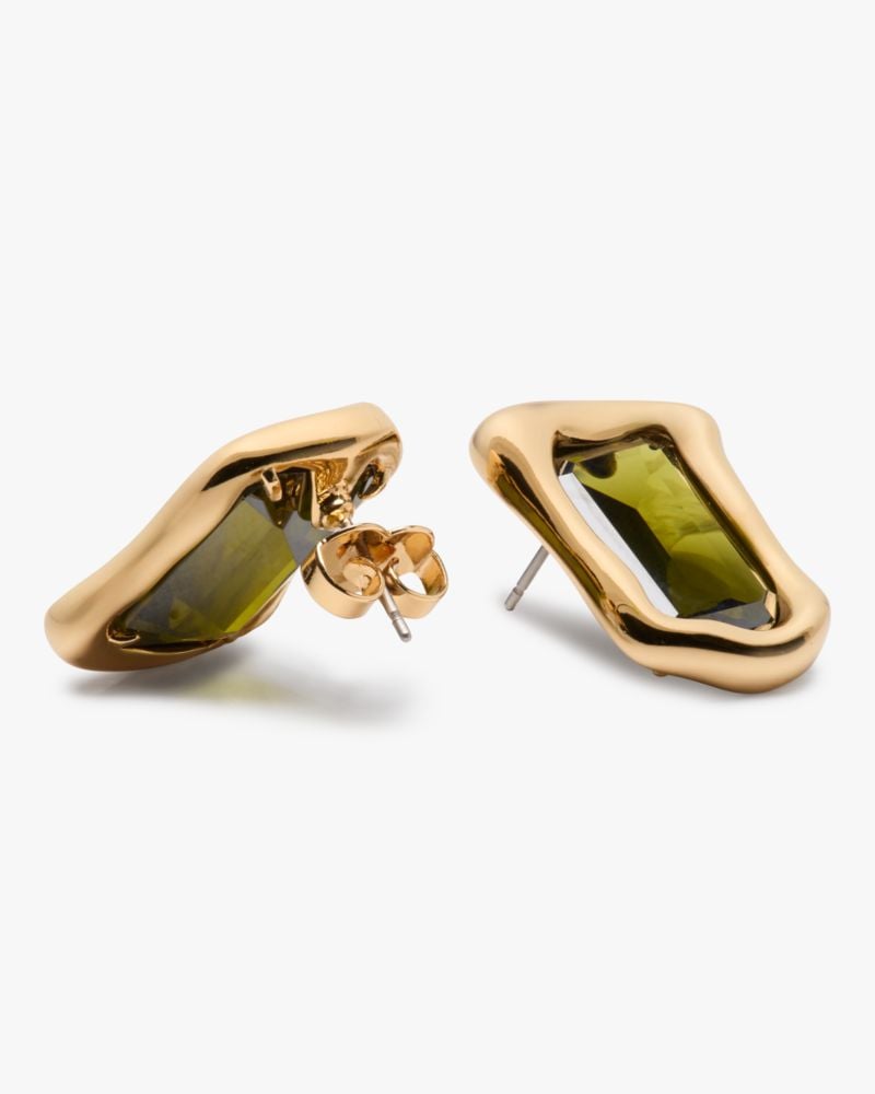 Molten Glass Statement Studs