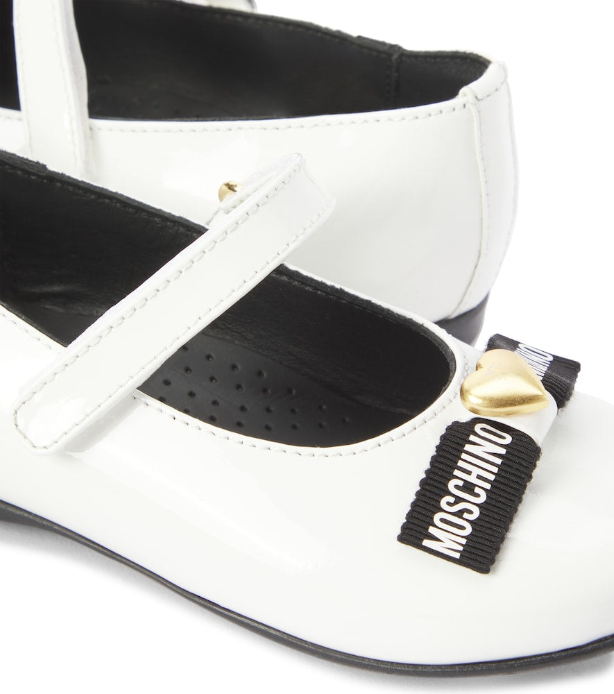 Patent leather ballet flats