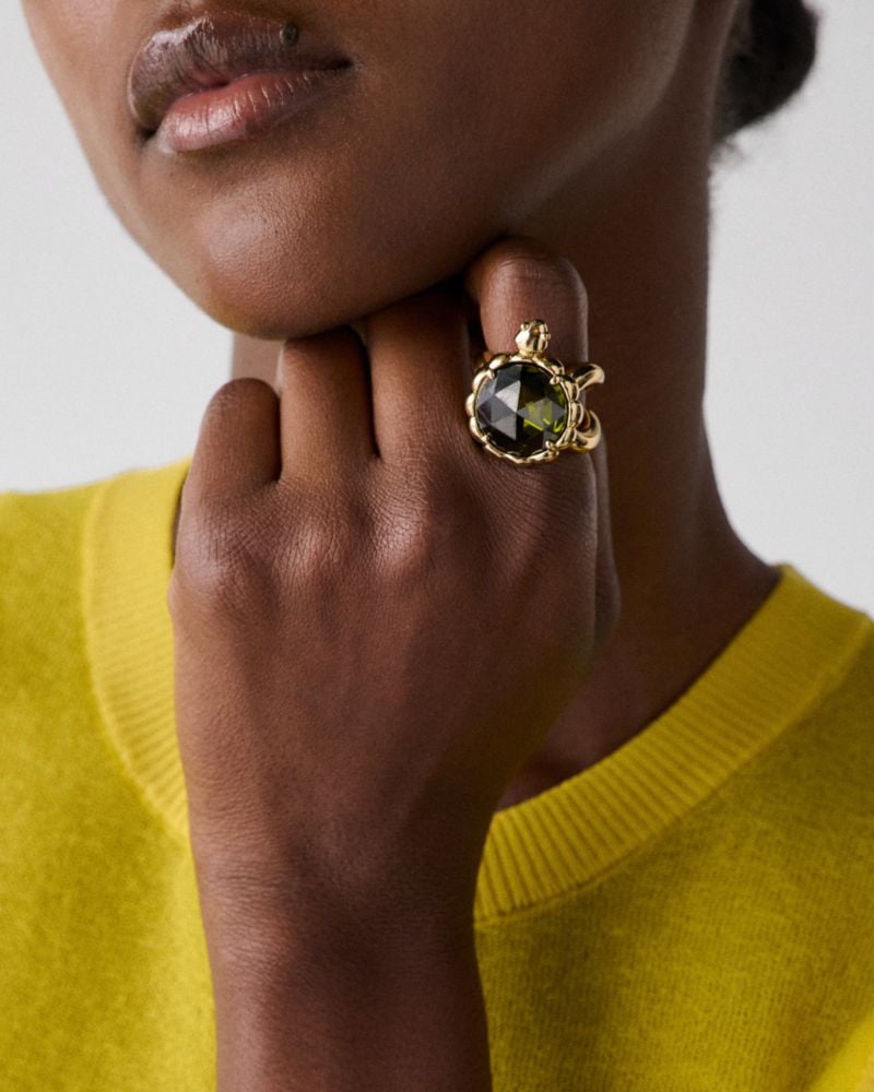 Secret Garden Turtle Ring