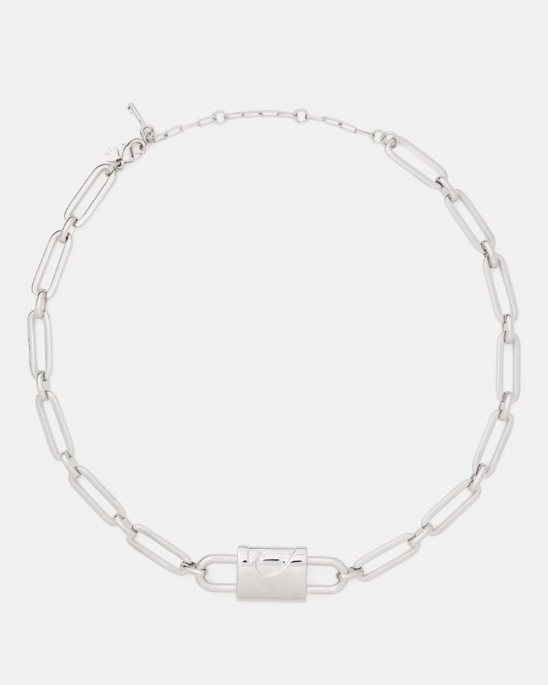 Spade Lock Necklace