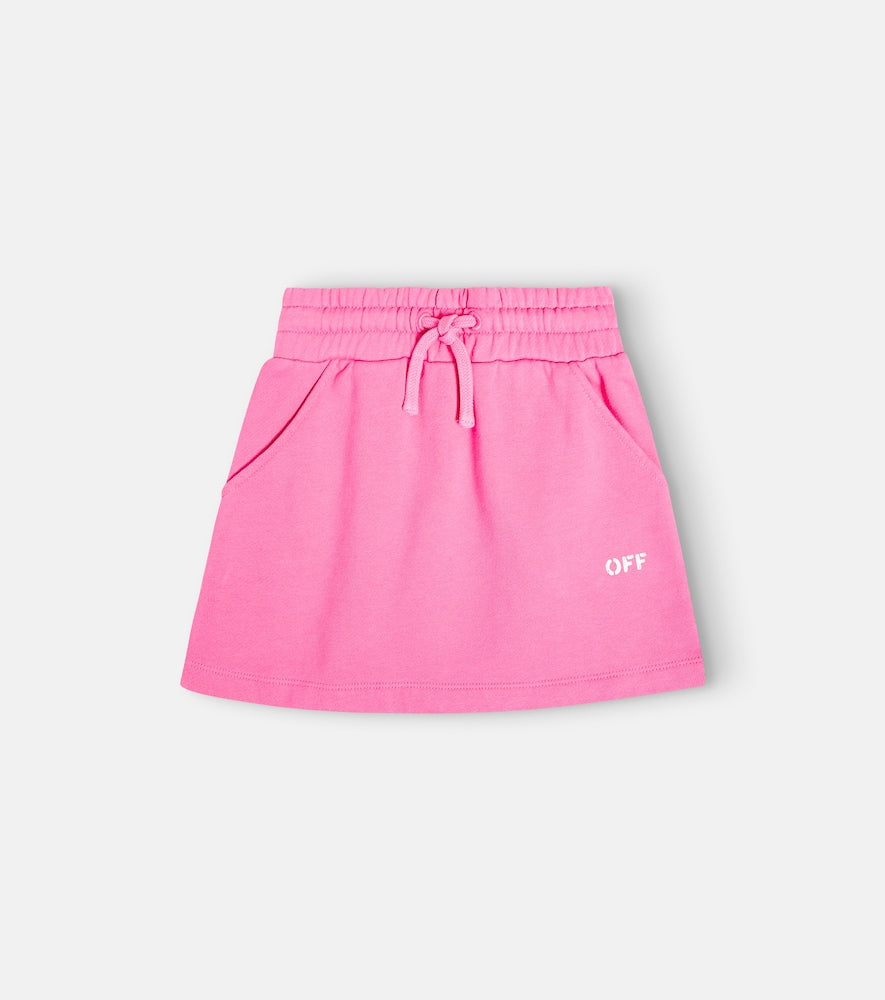 Cotton jersey skirt