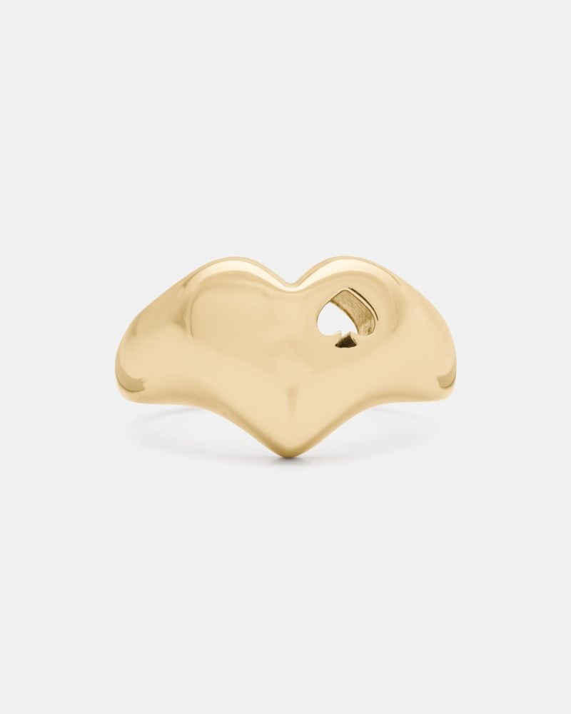 Heart And Spade Signet Ring
