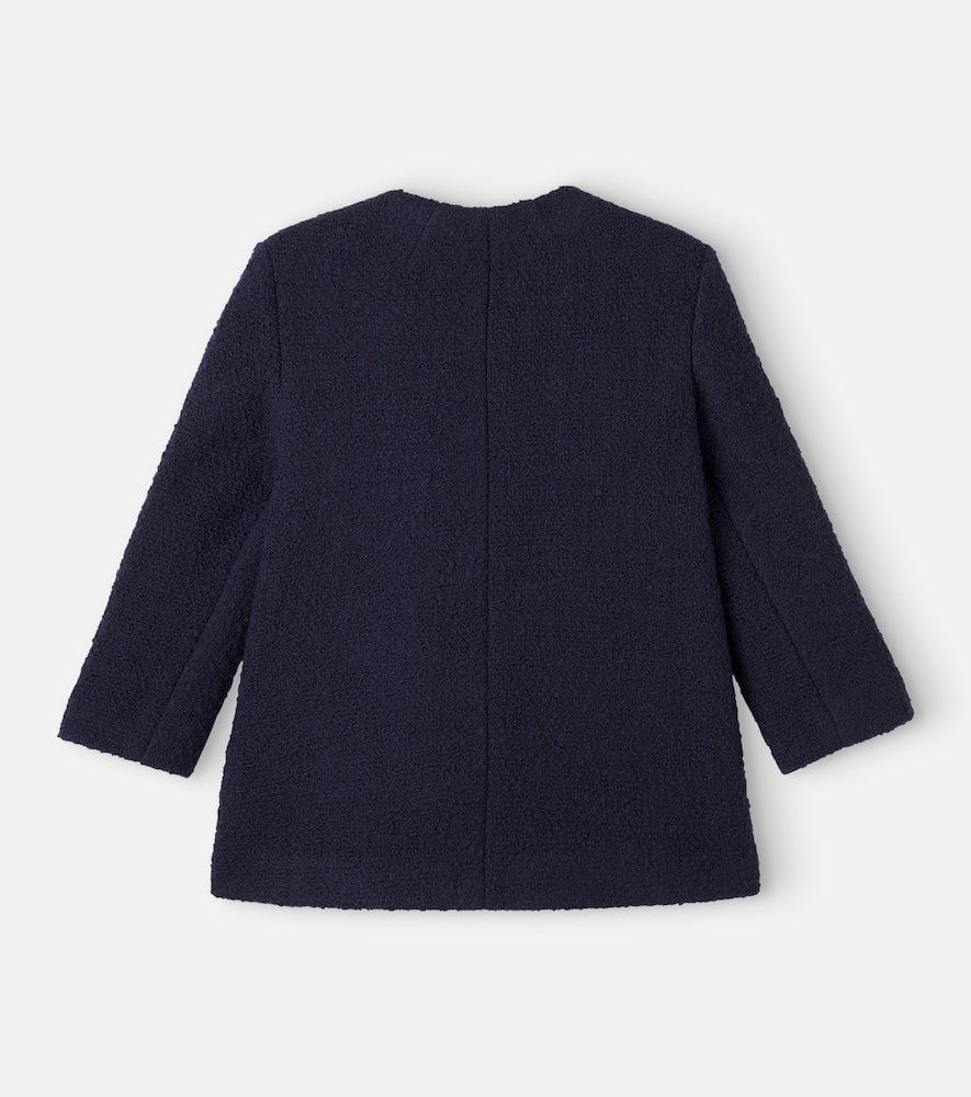 DG wool-blend bouclé coat