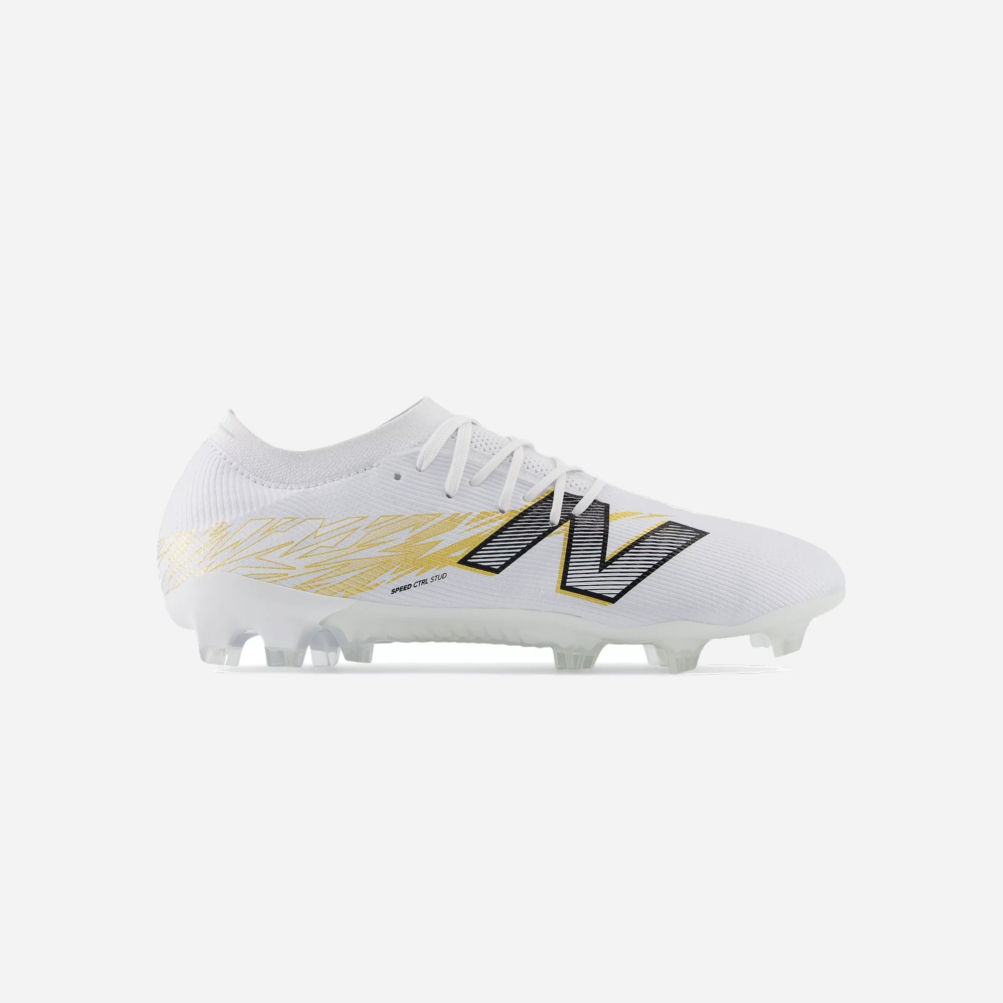 New Balance Furon Elite Fg V8 White With Metallic Gold With Metallic Silver With Black WMNS