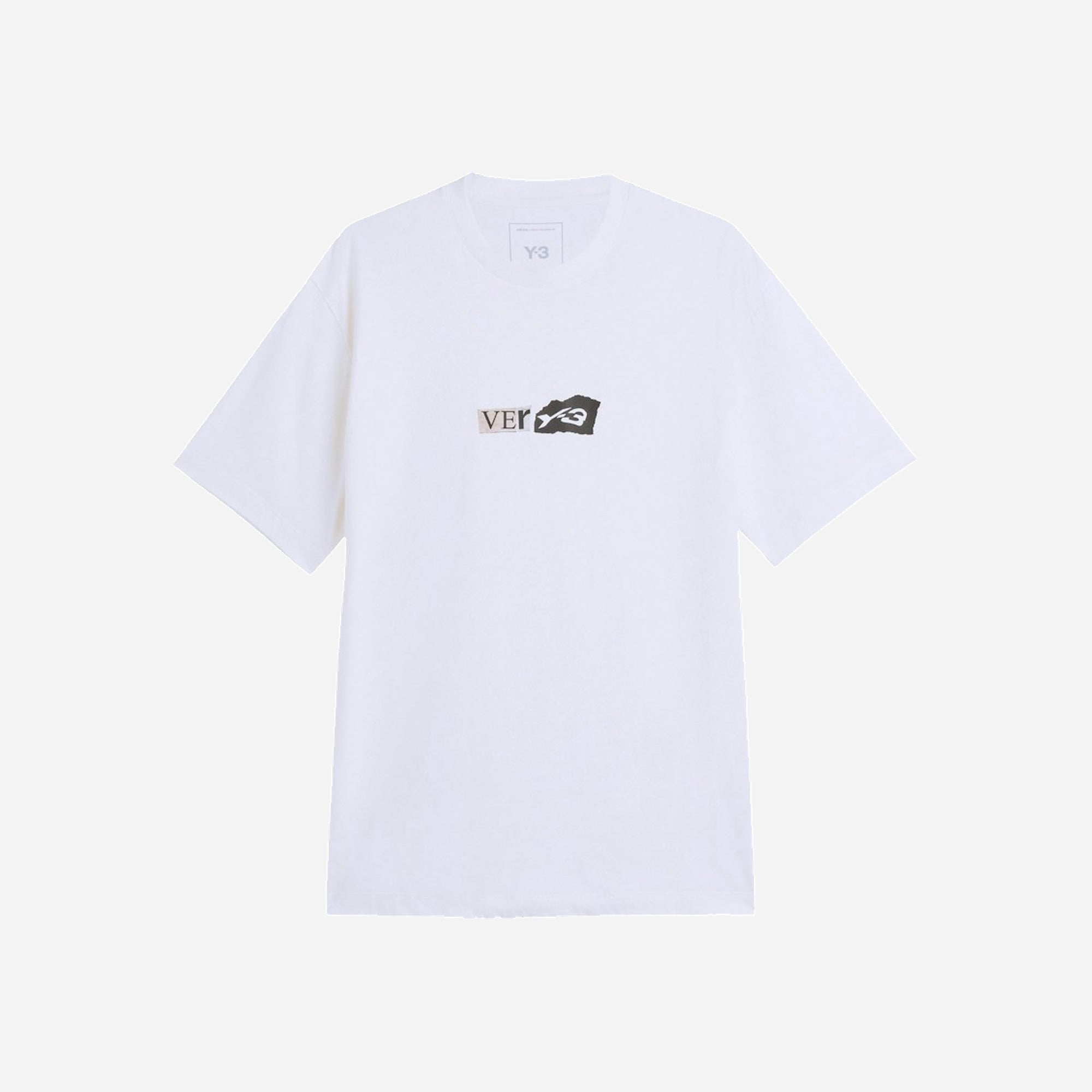 Y-3 Y-3 Gfx Short Sleeve Tee Chalk White