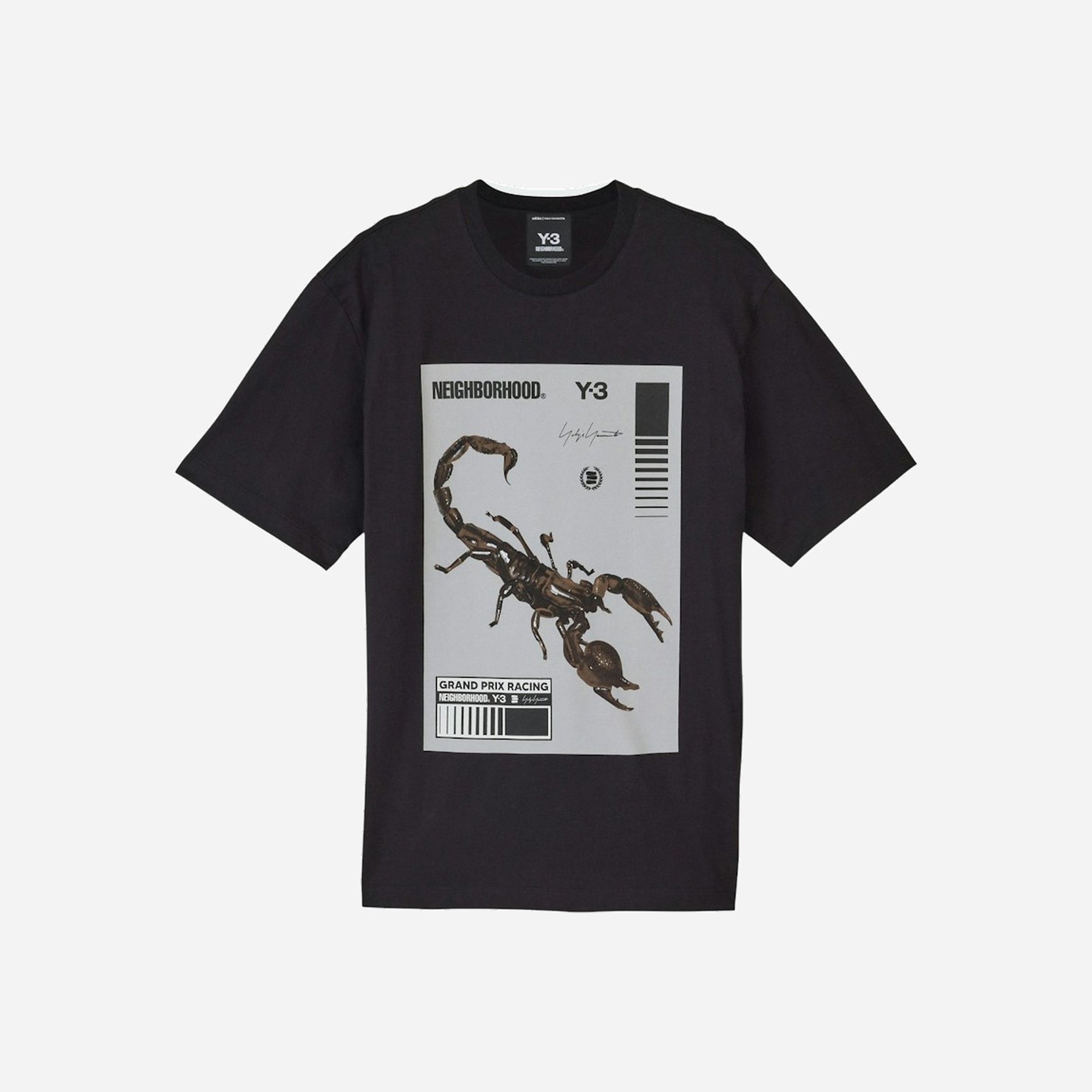 Y-3 Y-3 Nbhd Graphic Tee Black Granite
