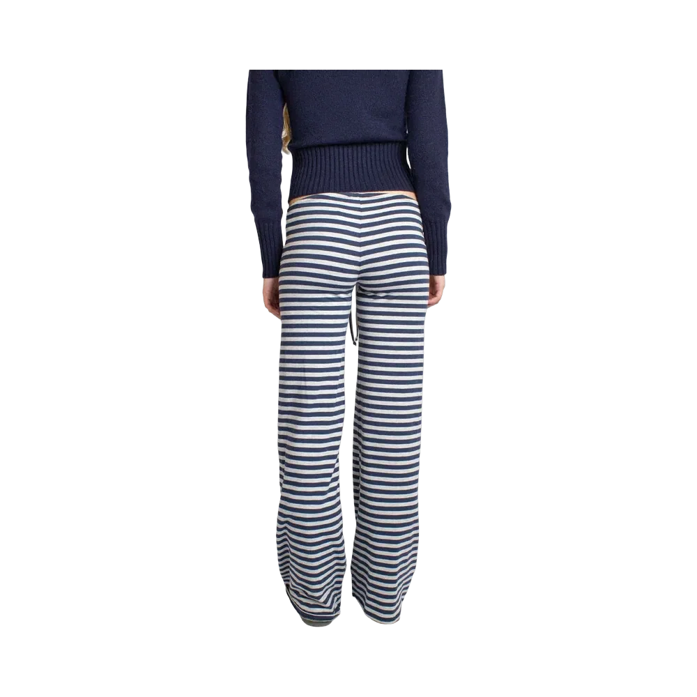 Subdued Wide-Leg Pants 'Light Grey Blue'