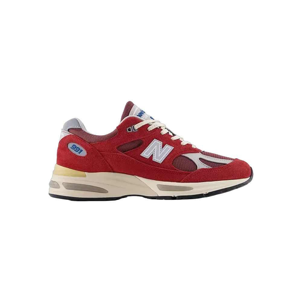 New Balance Made In Uk 991V2 Vintage Sports 'Karanda Red'