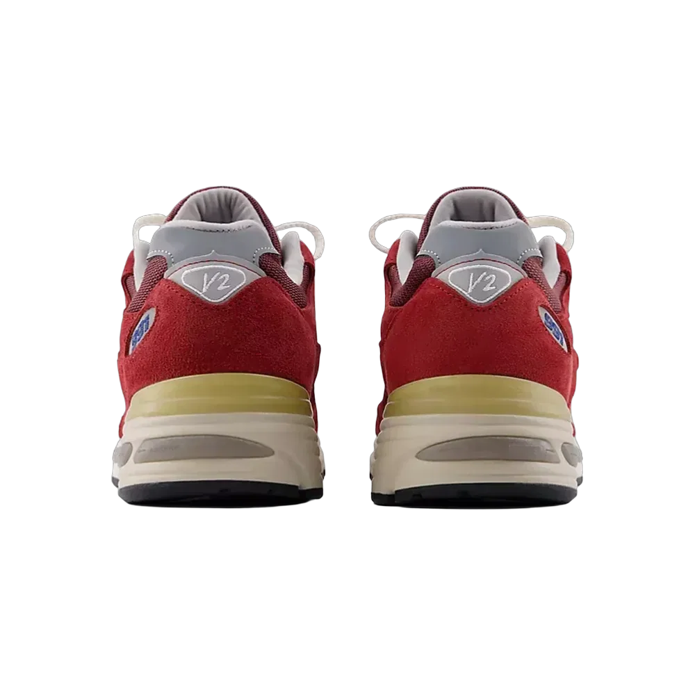 New Balance Made In Uk 991V2 Vintage Sports 'Karanda Red'