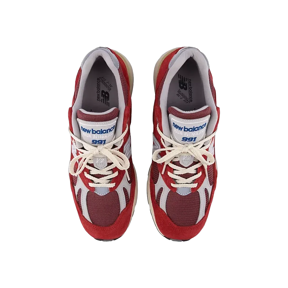 New Balance Made In Uk 991V2 Vintage Sports 'Karanda Red'