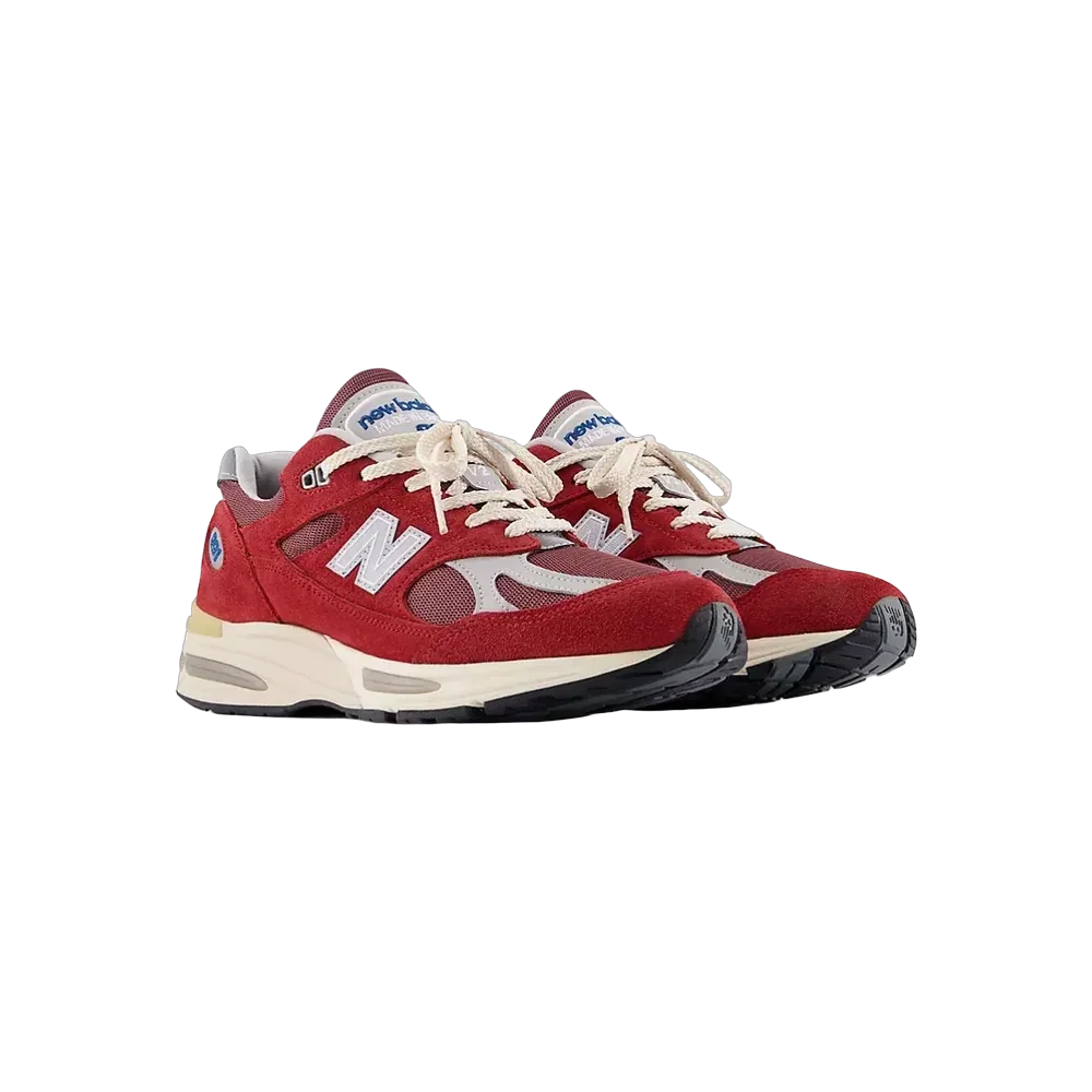 New Balance Made In Uk 991V2 Vintage Sports 'Karanda Red'