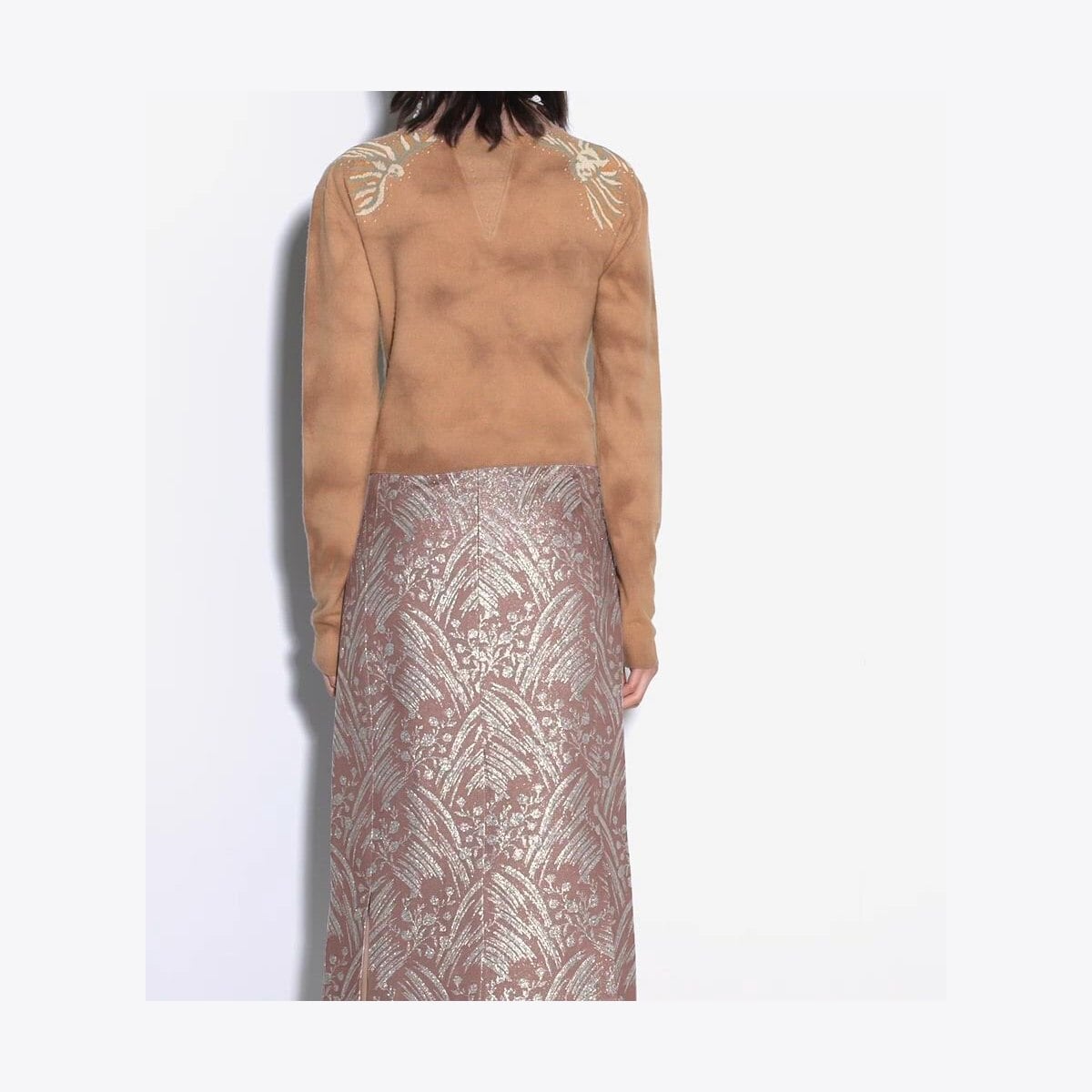 Silk Jacquard Skirt
