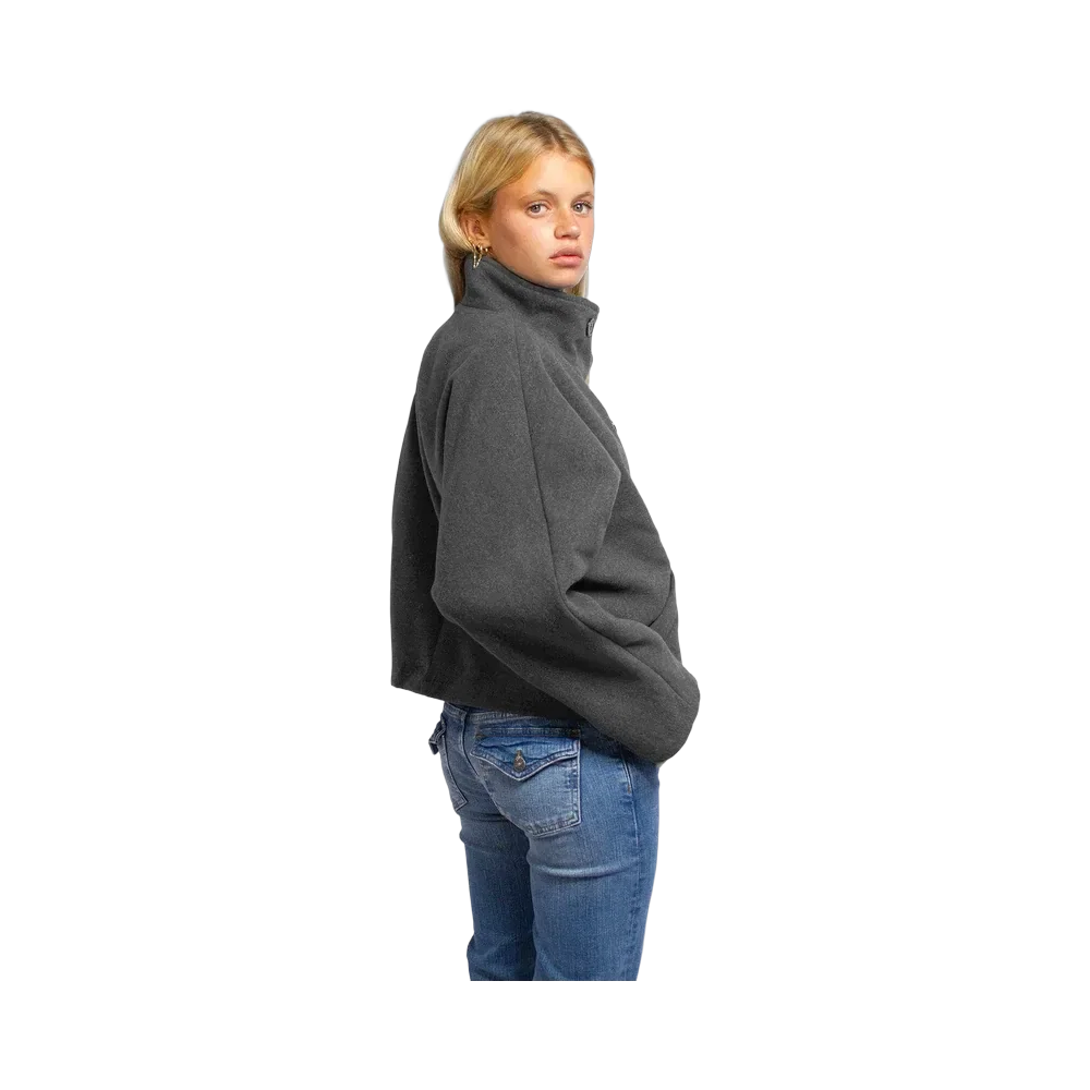 Subdued Double-Breasted Coat 'Grey'