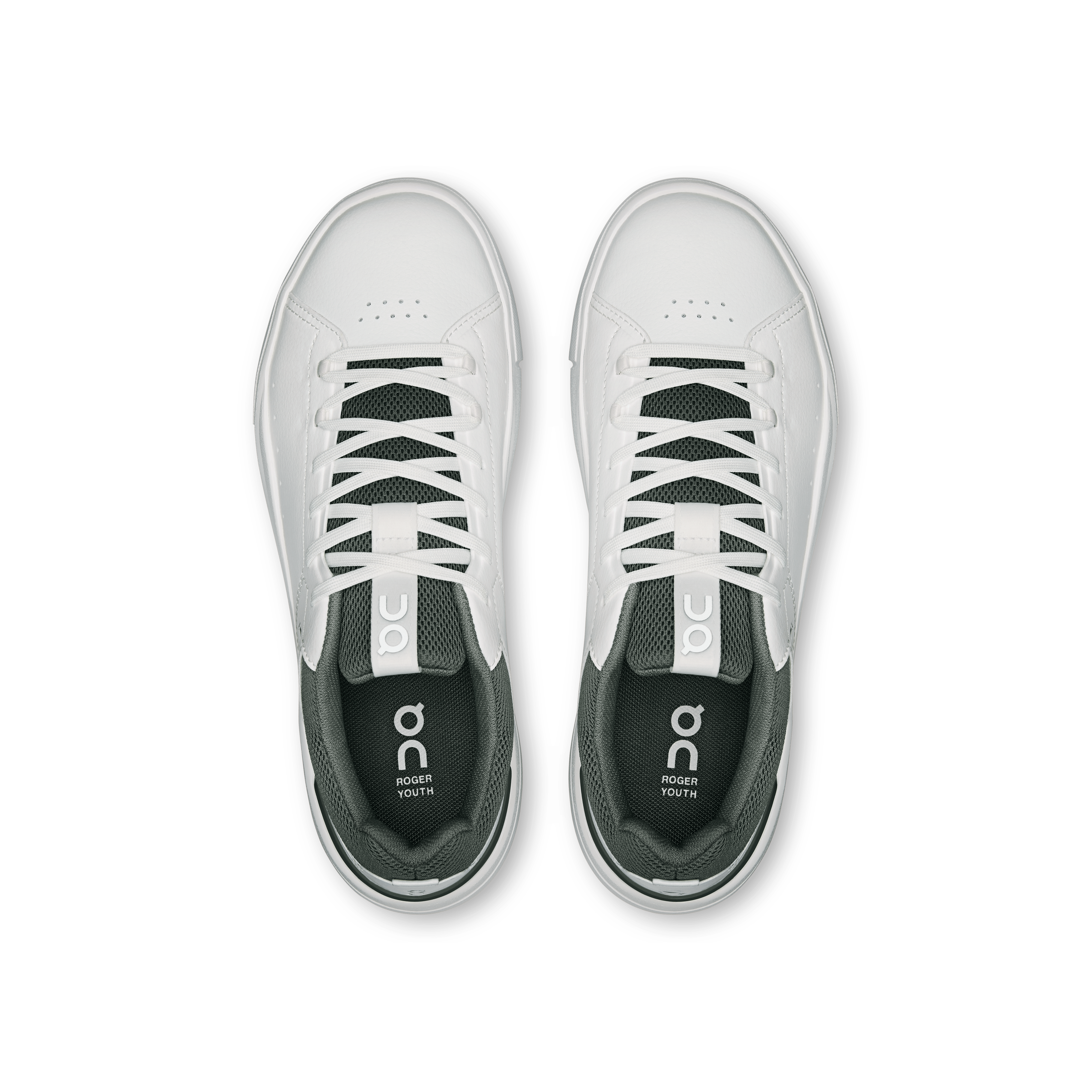 ON Running THE ROGER Youth White Olive
