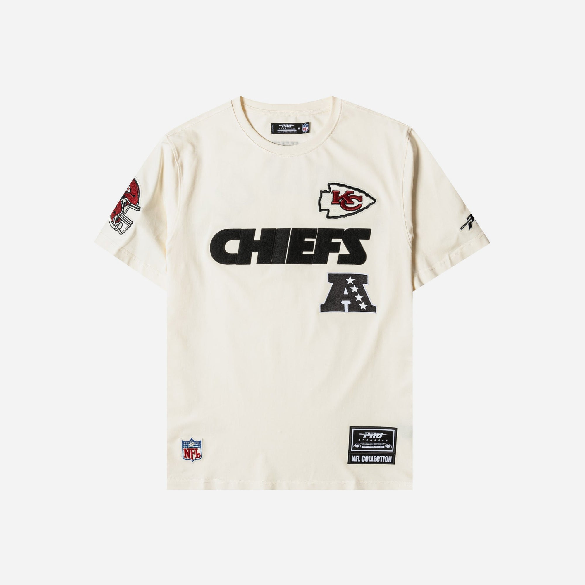 Pro Standard Kansas City Chiefs Original Short Sleeve Shirt Beige/White