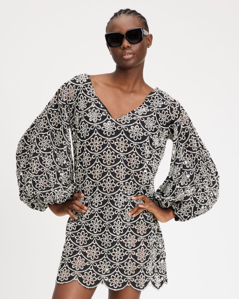 Eyelet Cover-up Dress