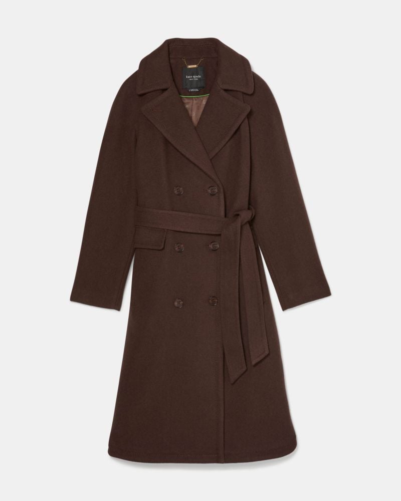 Wool Belted Trench Coat