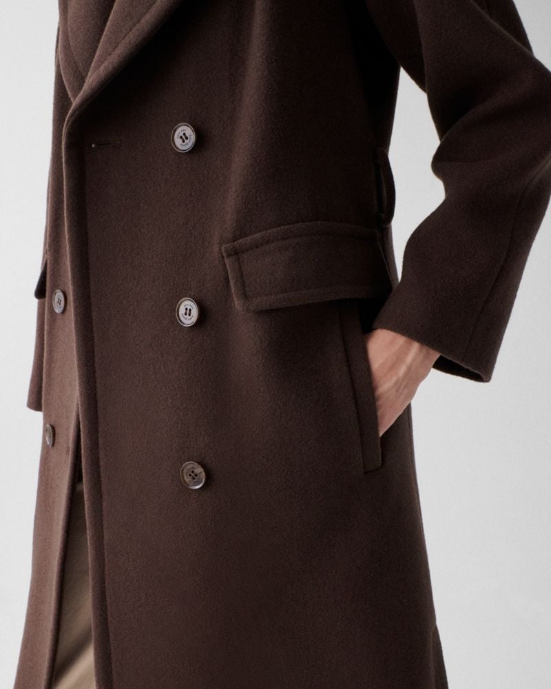 Wool Belted Trench Coat