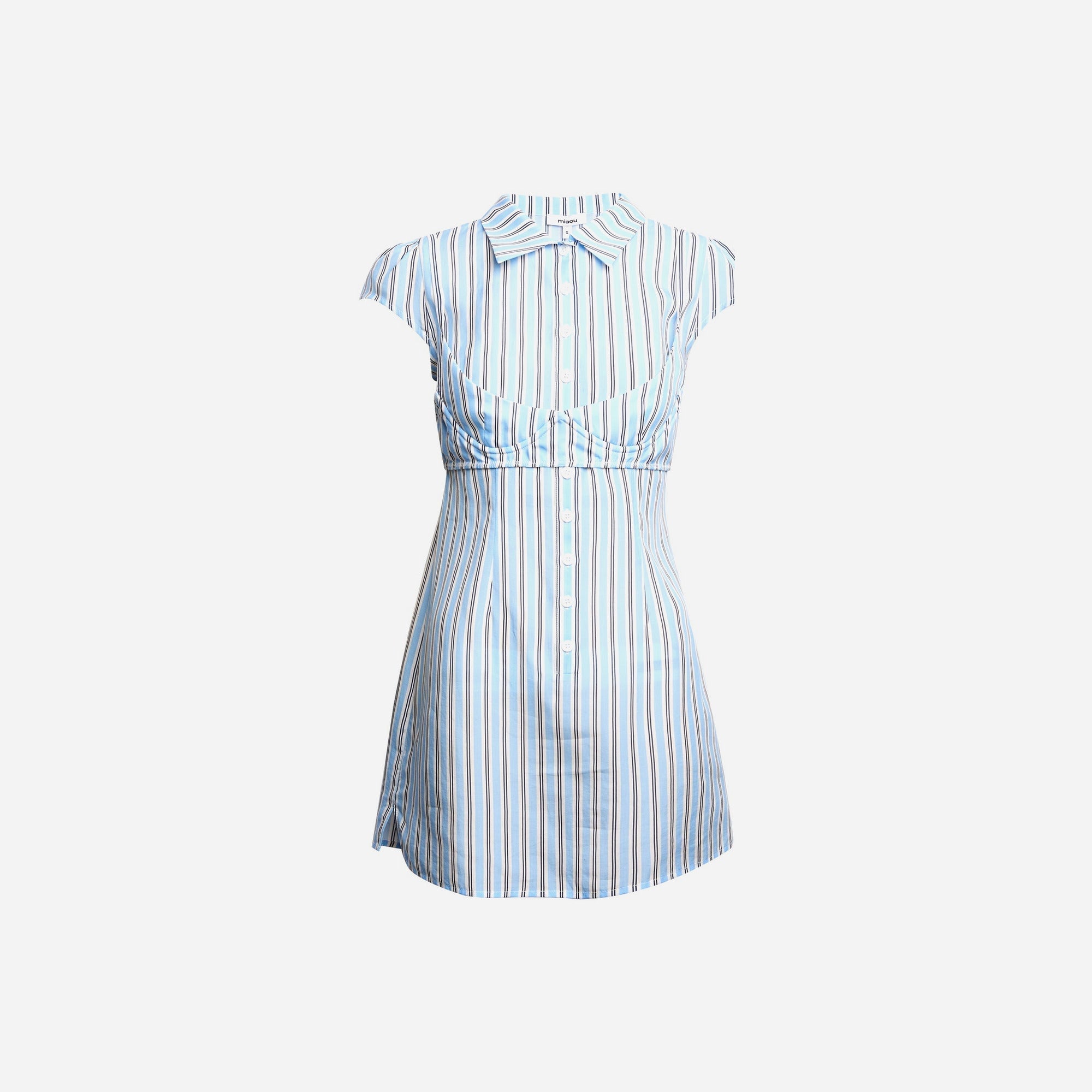 Miaou Venna Dress - Blue Stripe