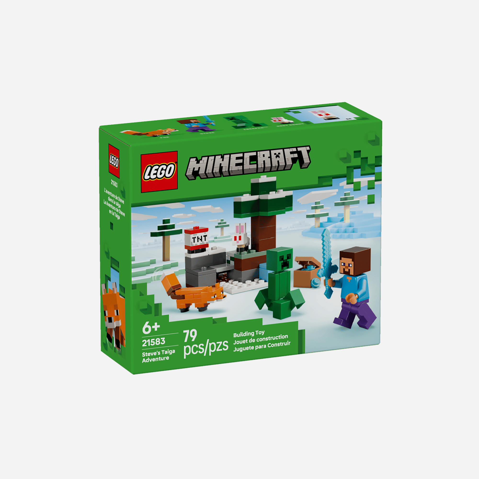 LEGO Minecraft Steve's Taiga Adventure #21583 LEGO Minecraft Steve's Taiga Adventure #21583