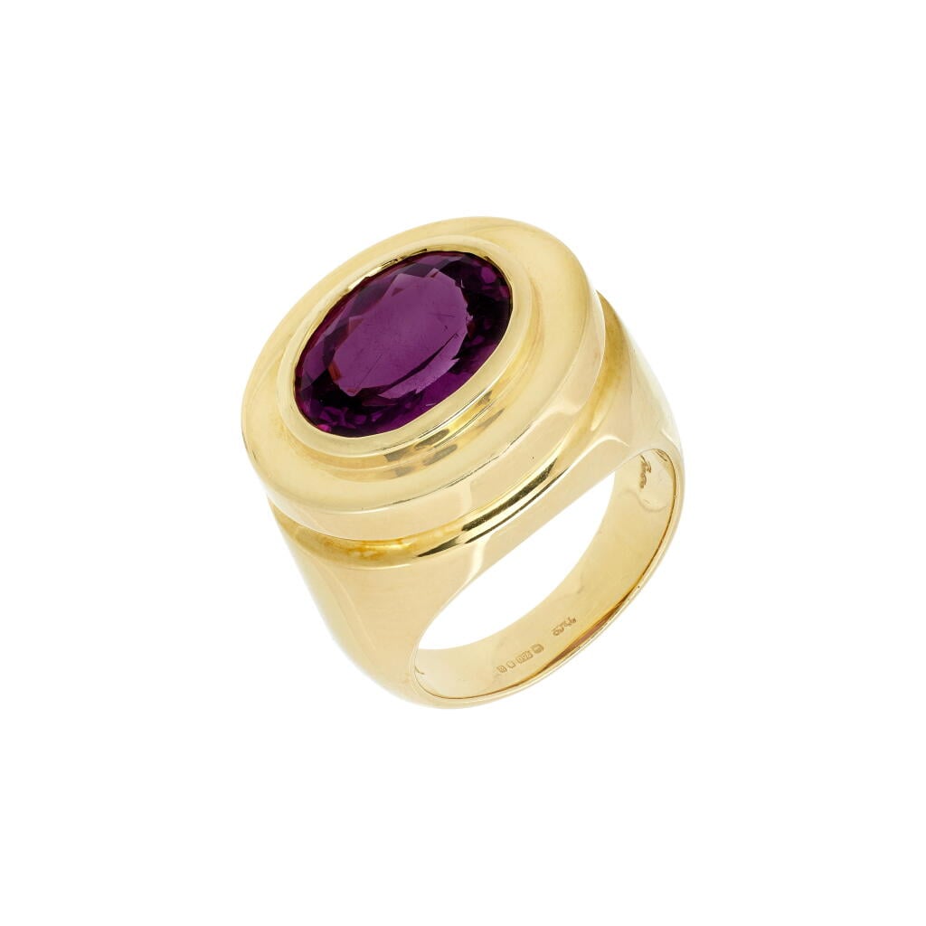 Gold and Amethyst Ring