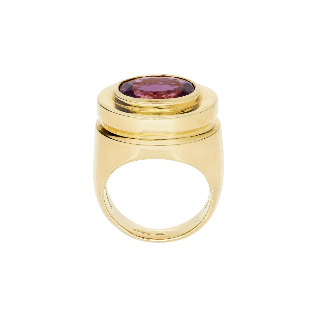 Gold and Amethyst Ring